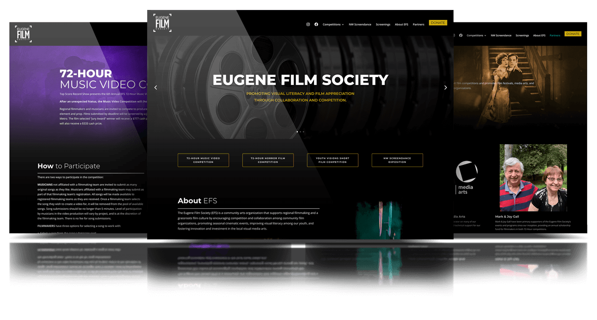 Web Design: Eugene Film Society