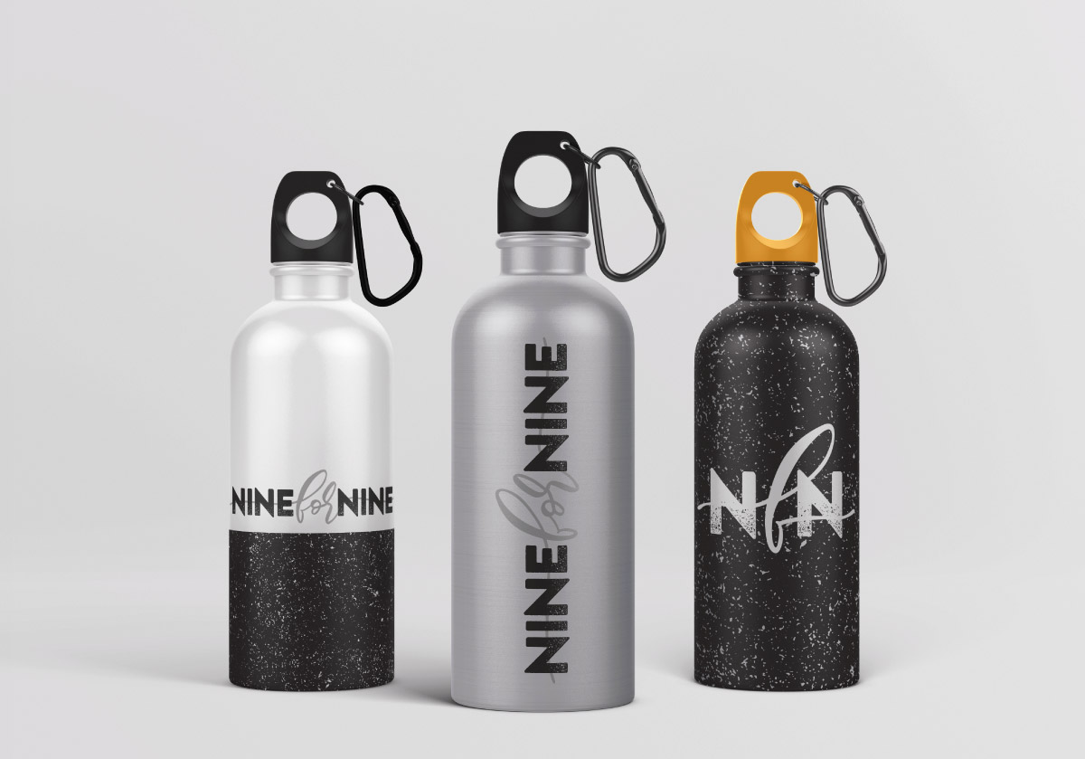 NineforNine Fitness Center Brand Identity